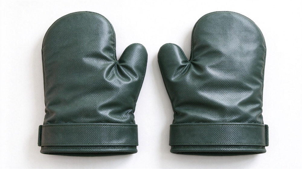 Close up detail of heavy duty protective carbon fiber fire entry suit, Fire entry gloves white background, high temperature hand protection for the carbon, demonstrating professional product use in industrial safety environment, designed for wholesale bulk supply and industrial safety