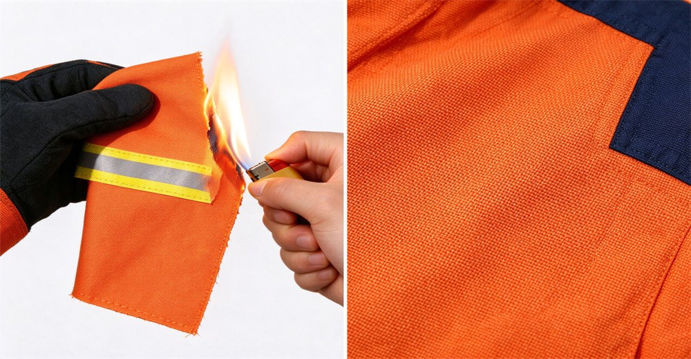 Nfpa 1971 Fabric Requirements Certification Label En469 Garment Tag Compliance Closeup Standard Verification Standard Standard for fire department bulk procurement and safety compliance