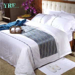 Soft Satin White Hotel Bedding