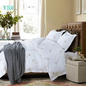 Printed Cotton White Bedding Sets