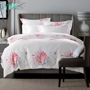 Print Cotton Bouble Bed Sheets