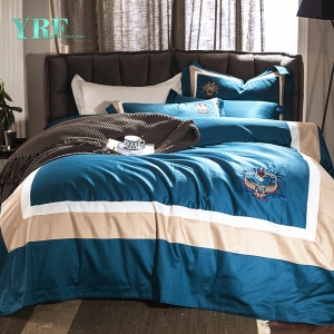 4PCS Single Navy Blue Bedding