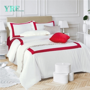 Bright Red Modern Style Bedding Set