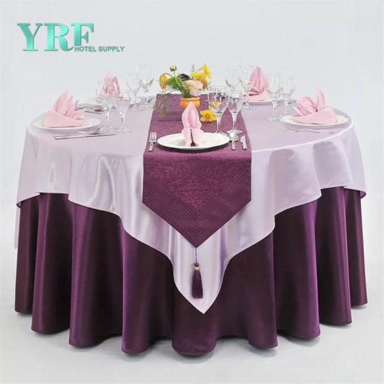 Good Quality Fabric Banquet 120 Round Polyester Tablecloth