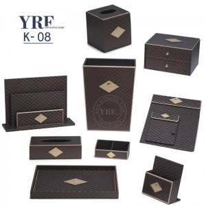 Hotel Faux Leather Desk Set