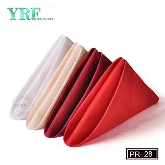 Cheap Fancy Polyester Plain Dyed Table Napkins
