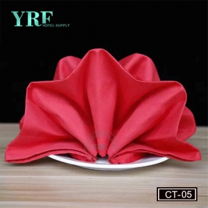 Cheap Fancy Polyester Beige Napkins