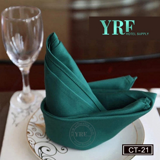 YRF Elegant Purple Cotton Decorative Table Napkin