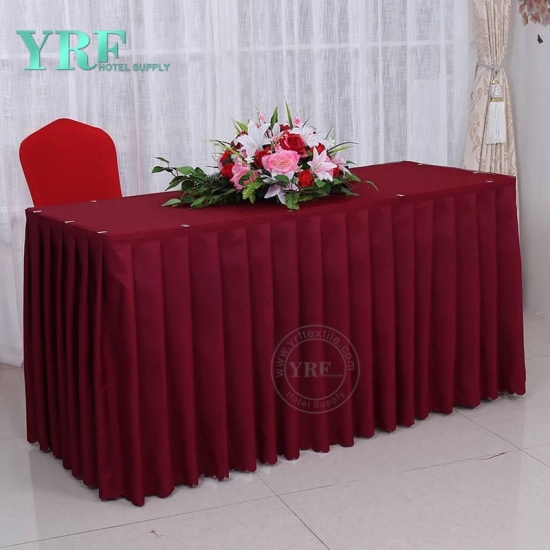 China Factory Square Table Skirt