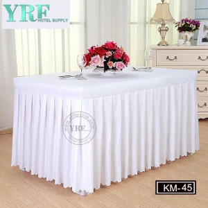 White Table Skirts