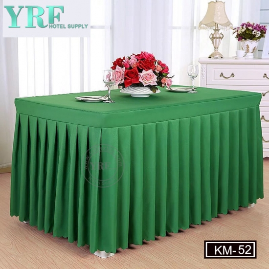 Polyester Hotel Apartment Table Skirt