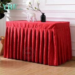 Plain Dyed 108 Table Skirt