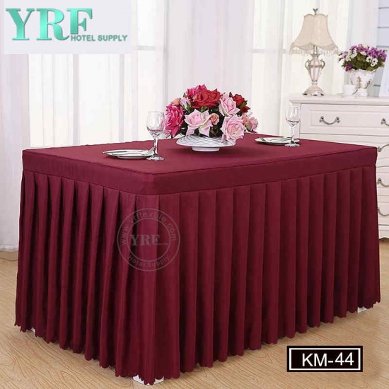 Customized Round Rectangle Solid Color Table Skirt