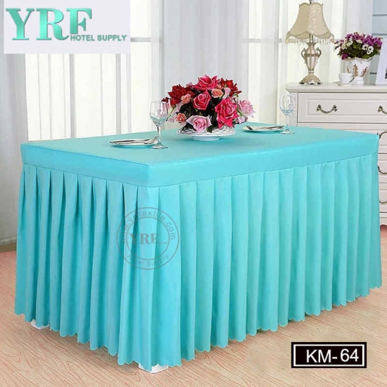 Durable Square Table Skirt Patchwork Table Skirting