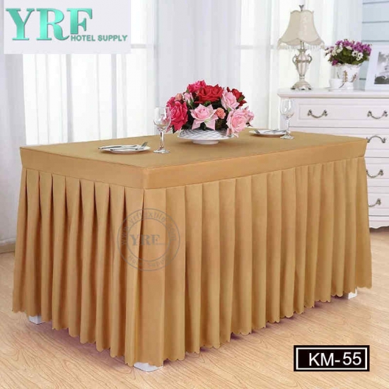 Professional Luxurious Square Patchwork Table Skirt