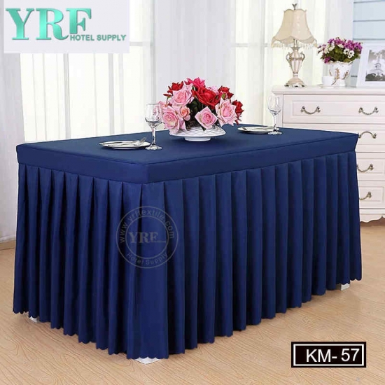 Blue Sequins Table Skirting For WeddingWedding Table Skirting