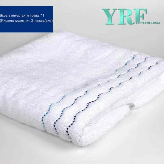 GuangZhou Foshan Hotel Towel Set White Color Hotel Bath Towel For YRF