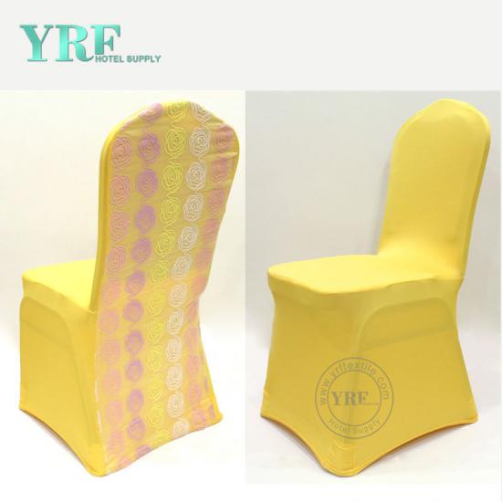 YRF Elegant Cheap Purple Spandex Chair Covers