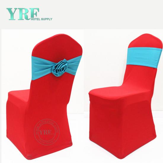 YRF Wholesale Hotel Supply Orange Wedding Chair Covers