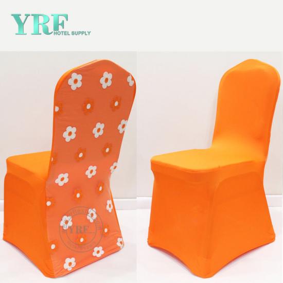 Orange Wedding Chair Covers
