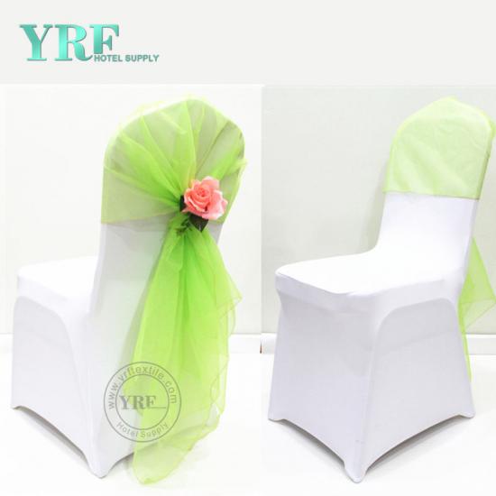 YRF White Custom Wedding Dining Room Chair Covers