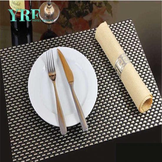 YRF Best Price Dishwasher Wholesale Restaurant Toughness Dining Table Pvc Placemat