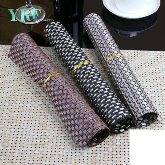 YRF Factory Sale Custom Design Hollow Cheap Pvc Lace Placemat