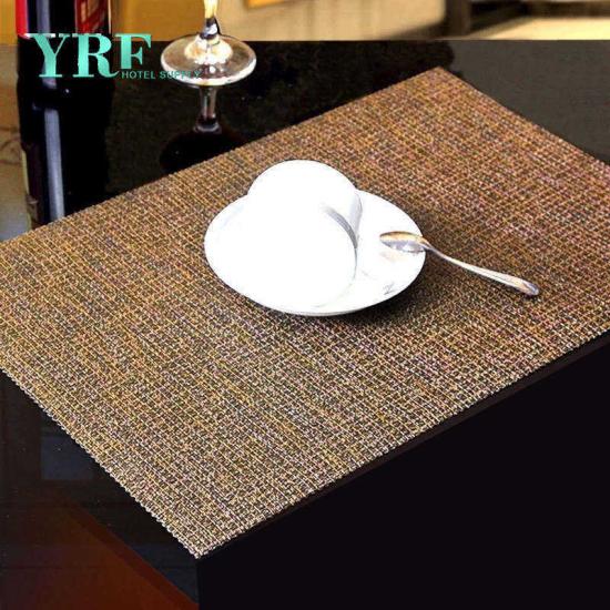 China Wholesale Solid Color Vinyl Pvc Placemats YRF