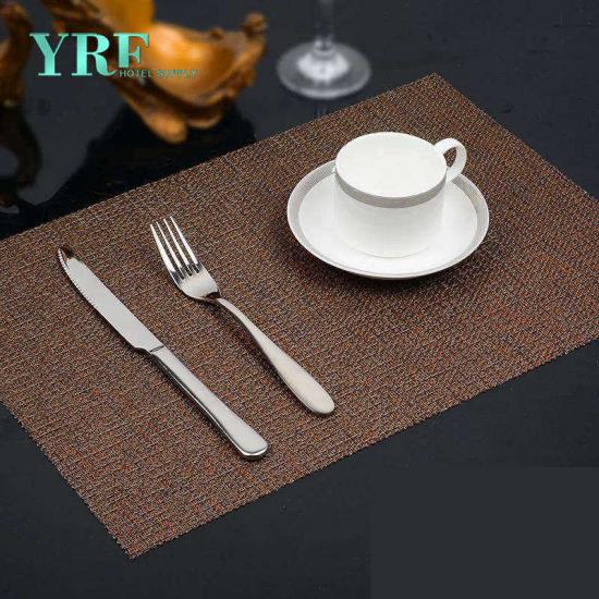 Hot Selling Dining Table Pvc New Design High Toughness Dining Mesh Placemats YRF
