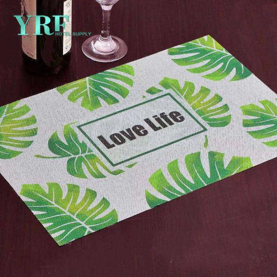 Leaf Best Material Vinyl Pvc Material Placemats YRF