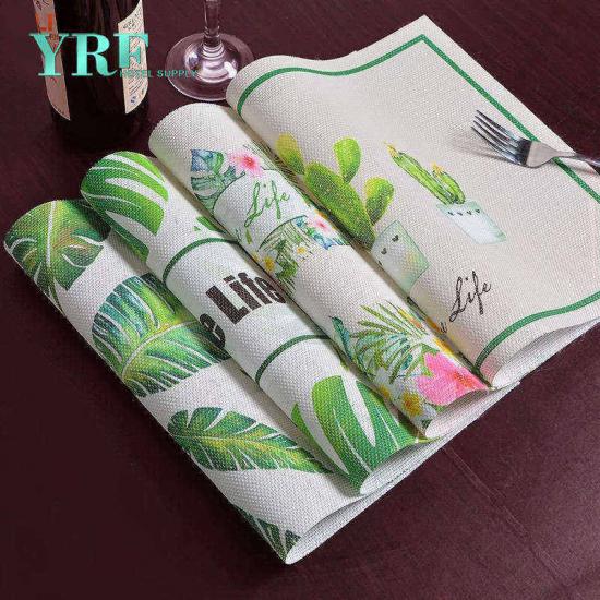 Wholesale High Quality Customed Newest Hotel Mat Printing Dinner Placemats YRF