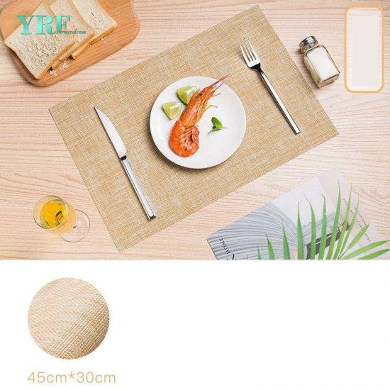 Factory Price 100% Polyester Placemats Jacquard Placemats YRF