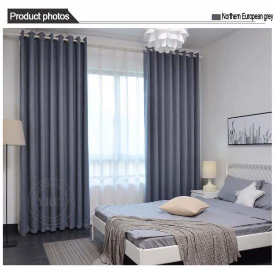 Wholesale Light Blue Used Hotel Drapes For Sale