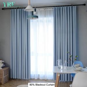 blue blackout curtains