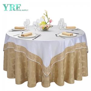 120 Round Gold Wedding Table Cloth