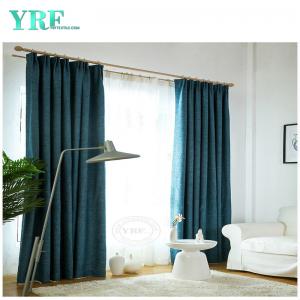 blue chevron blackout curtains