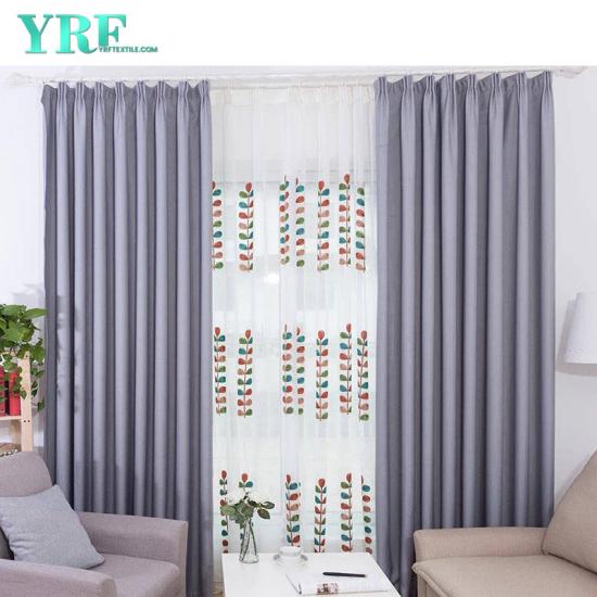 Factory Supply Beige Quality Blackout Curtains For YRF