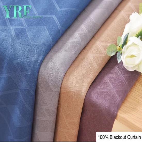 Wholesale Brown Hotel Quality Curtains For YRF
