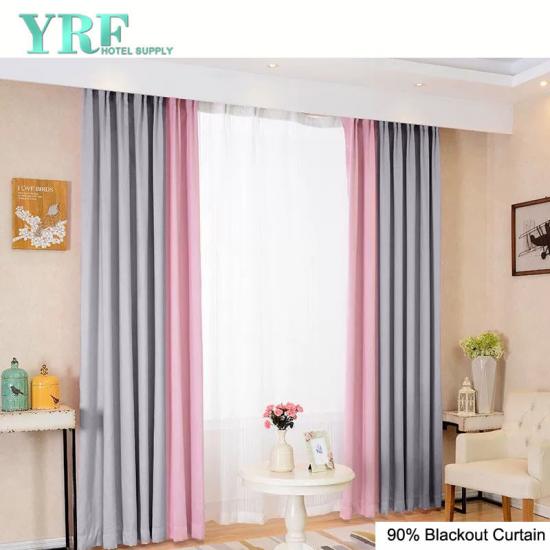 Wholesale 54 X 84 Brown Hotel Room Curtains For YRF
