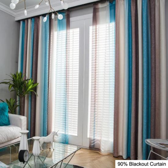 Hot Sale Polyester Solid Blackout Curtains For YRF