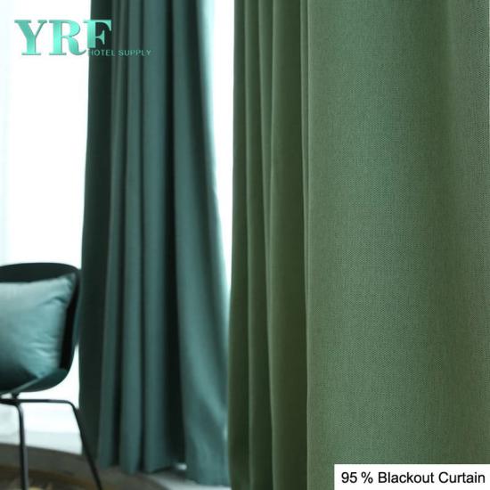 Factory Supply Green Hotel Curtains Second Hand For YRF