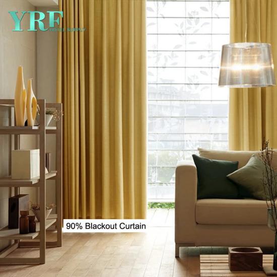 Factory Supply Green Hotel Curtains Second Hand For YRF