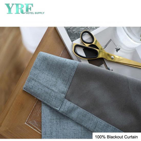 Wholesale 100 Inch Gray with a little blue Used Drapes For Sale