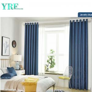 blue tab top blackout curtains