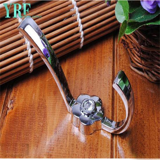 Curtain Crystal Clear Brushed Nickel Acrylic Ring White Metal Shower Hook