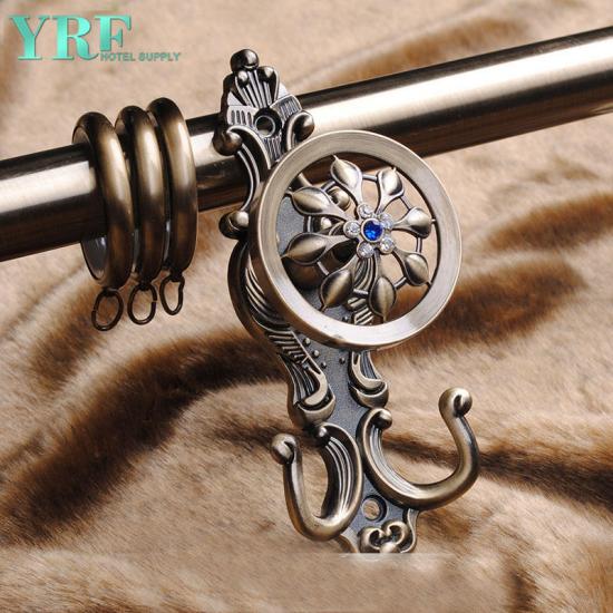 Hotel Different Style Curtain Accessories Zinc alloy Curtain Hooks