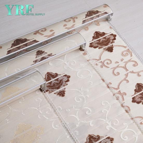 China Soft Gauze Double Layer Printed Fabric Zebra Blinds
