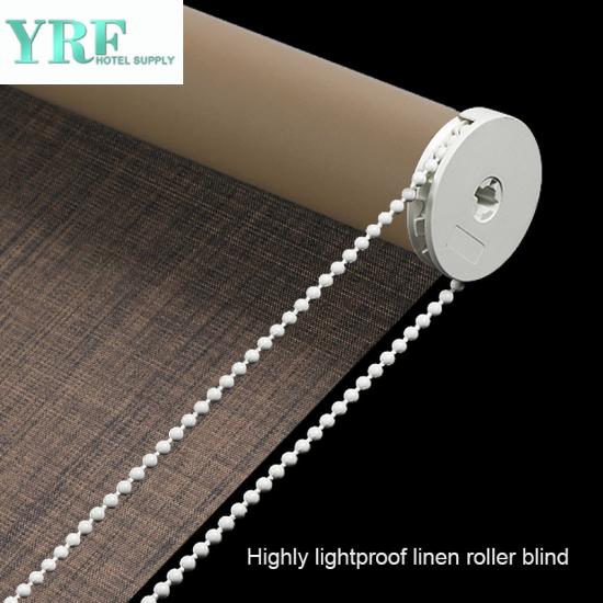 Grey Windproof Blackout Heavy-Duty Roller Blind For Home