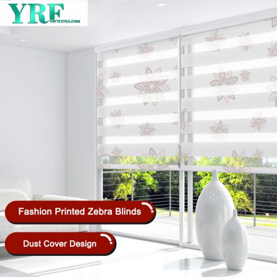 Decorative Day And Night Double Zebra Roller Curtain Dual Layer Roller Blinds