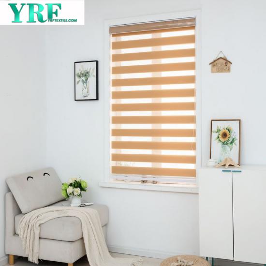 Zebra Roller Blinds With Valance Double Layer Zebra Fabric Curtains
